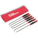 Ullman Devices Corp. Six Piece 9-3/4" Long Hook & Pick Set