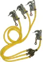 Hastings Custom Three Way Grounding Cluster 4/0 yellow, 20' Legs each w/21575 1.5” Clamp