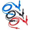AEMC Lead – Replacement Set of 3, 10 ft 5kV safety w/clips for Megohmmeter Models 5050, 5060, 5070, & 6505
Replacement for Cat #2119.76, 2119.77, & 2119.85 (2151.30)
