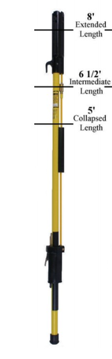 [HFGP-8158-U] Hastings 8158-U Telescopic Shotgun 5'1" to 8' with Universal Option