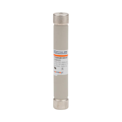 [MSN_C088368] Mersen FD20GB150V5T Cylindrical fuse-link GRB 1500VDC 20x127 (13/16" x 5"), 5A with striker