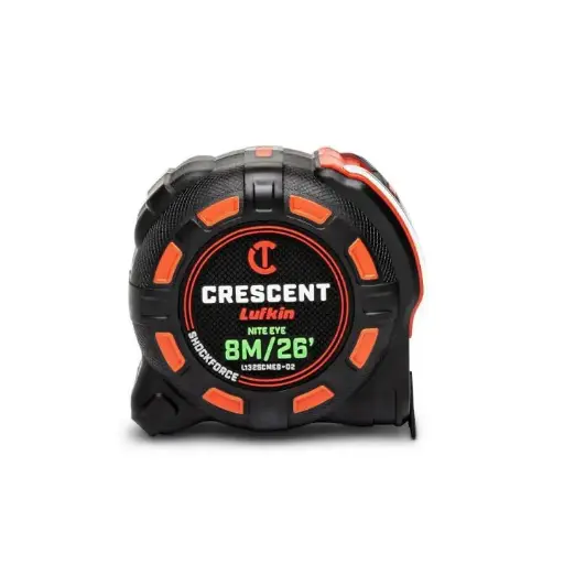 [APX_L1325CMEB-02] Crescent Lufkin L1325CMEB-02 1-1/4" x 8 M/25' SHOCKFORCE NITE EYE™ Tape Measure