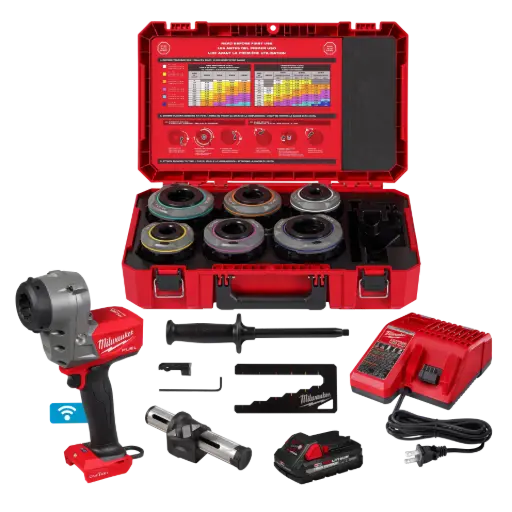 [MKE_2937-21] Milwaukee 2937-21 M18 FUEL™ Covered Conductor Cable Stripper Kit w/ Adjustable Bushings