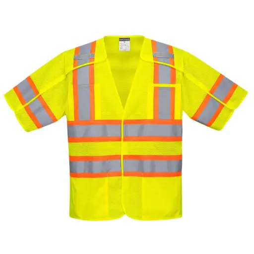 Portwest US382 Kobuk Hi-Vis Contrast Breakaway Vest S/S