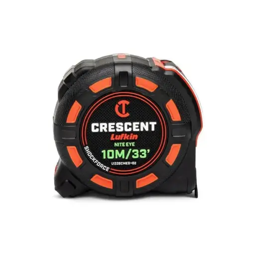 [APX_L1335CMEB-02] Crescent Lufkin L1335CMEB-02 1-1/4" x 10 M/35' SHOCKFORCE NITE EYE™ Tape Measure