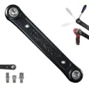 Tite-Reach TR38V1 3/8” PRO Extension Wrench, 3/8” x 3/8” adapter, 3/8” x 1/2” adapter, bit adapter, 11.75"x1.8"x1", 125ft/lb of torque - 400ft/lb Impact Rated