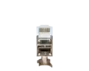 Jonard Tools Shielded RJ45 Connector with Crimp Tail for Cat6A Cable, 100 pack (RJ456A-SC)