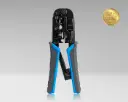 Jonard UC-4511 RJ45 & RJ11/12 Modular Pass-through Crimper with Tail Crimping Slots