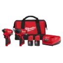 Milwaukee 3494-22 M12™ Subcompact Brushless 2-Tool Combo Kit
