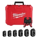 Milwaukee 49-16-2661ZX ¼” – 7/8” ZoomLock MAX® & >B< MaxiPro® Pivoting Press Ring Kit for M18™ FORCE LOGIC™ Press Tool