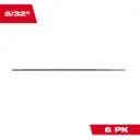 Milwaukee 49-16-2883 5/32” Round File for Saw Chain 6 PK