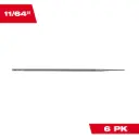 Milwaukee 49-16-2885 11/64” Round File for Saw Chain 6 PK