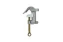Hastings 10375 GROUND CLAMP, 2 IN.C-HEAD