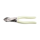 Klein Diagonal Cutting Pliers, High-Visibility, 8-Inch (D200028GLW)