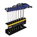 Klein Hex Kit Set, Metric, Ball End T-Handle, 6-Inch with Stand, 8-Piece (JTH68MB)