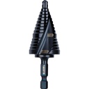 Klein Step Drill Bit, Quick Release, Double Spiral Flute, 7/8 to 1-1/8-Inch (QRST11)