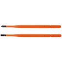 Klein Screwdriver Blades, Insulated Single-End, 2-Pack (13156)