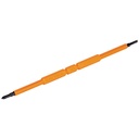 Klein Screwdriver Blades, Insulated Double-Ended Slotted, Phillips, 2-Pack (13157INSP)