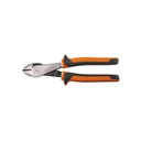 Klein Diagonal Cutting Pliers, Insulated, Angled Head, 8-Inch (200048EINS)