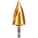 Klein 3-Step Drill Bit, Double-Fluted, 7/8-Inch to 1-3/8-Inch (25960)