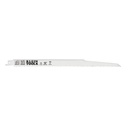 Klein Reciprocating Saw Blades, 6 TPI, 12-Inch, 5-Pack (31761)