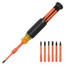 Klein 6-in-1 Insulated Auto-Lock Screwdriver (32306INS)