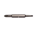 Klein Replacement Bit #2 Phillips & #1 Square (32397)