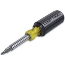 Klein Multi-Bit Screwdriver / Nut Driver, 11-in-1, Ph, Sl, Sq, TORX® Bits (32500)