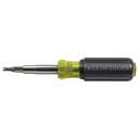 Klein Multi-Bit Screwdriver / Nut Driver, 11-in-1, Ph, Sl, Sq, Schrader Bits (32527)