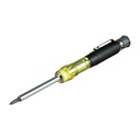 Klein Multi-Bit Electronics Pocket Screwdriver, 4-in-1, Ph, Sl Bits (32614)