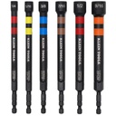 Klein Magnetic Hollow Color-Coded Power Nut Drivers Set, 6-Piece (32940)