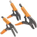 Klein Locking Pliers, Long Nose 6-Inch, Curved Jaw 7- and 10-Inch, 3-Piece (38665)