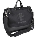 Klein Deluxe Tool Bag, Black Canvas, 13 Pockets, 16-Inch (510216SPBLK)