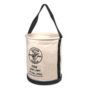 Klein Canvas Bucket, Wide-Opening, Straight-Wall, Molded Bottom, 12-Inch (5109)