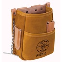Klein Pocket Tool Pouch with Tape Thong, Leather (5125L)