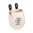 Klein Tool Bag, Canvas Utility Bag, Loop Connection, 10 x 5 x 12-Inch (5141P)