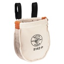 Klein Tool Bag, Canvas Utility Bag, Interior Pocket, 9 x 8 x 10-Inch (5142P)