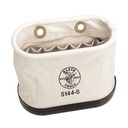 Klein Canvas Bucket, 15 Interior Pocket Aerial Oval Bucket (5144B)