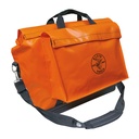 Klein Tool Bag, Vinyl Equipment Bag, Orange, Large (5181ORA)