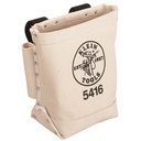 Klein Tool Bag, Bull-Pin and Bolt Pouch, Belt Strap Connect, 5 x 10 x 9-Inch (5416)