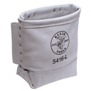 Klein Tool Bag, Bull-Pin and Bolt Bag, Tunnel Loop, Leather, 5 x 10 x 9-Inch (5416L)