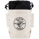 Klein Tool Bag, Extra Tall Top Closing Bolt Bag, 5 x 12 x 9-Inch (5416TCP)