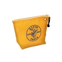 Klein Zipper Bag, Canvas Tool Pouch, 10-Inch, Yellow (5539YEL)