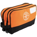Klein Double Zipper Bag, 10 x 6-Inch, Orange (55582)