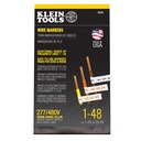 Klein Wire Marker Book, 277/480V 3 Phase 1-48 (56252)