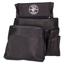 Klein Tool Pouch, PowerLine™ Series 8-Pocket Tool Pouch, Black Nylon (5701)