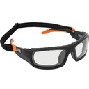 Klein Professional Full-Frame Gasket Safety Glasses, Clear Lens (60470)