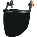 Klein Face Shield, Safety Helmet and Cap-Style Hard Hat, Gray Tint (60473)