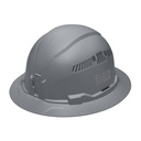 Klein Hard Hat, Vented, Full Brim Style, Gray (60864BR)