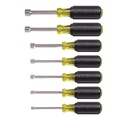 Klein Nut Driver Set, 3-Inch Shafts, Cushion-Grip™, 7-Piece (631)